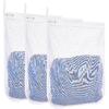 3 Pcs Durable Honeycomb Mesh Laundry Bags for Delicates 12" X 15" (3 Medium)