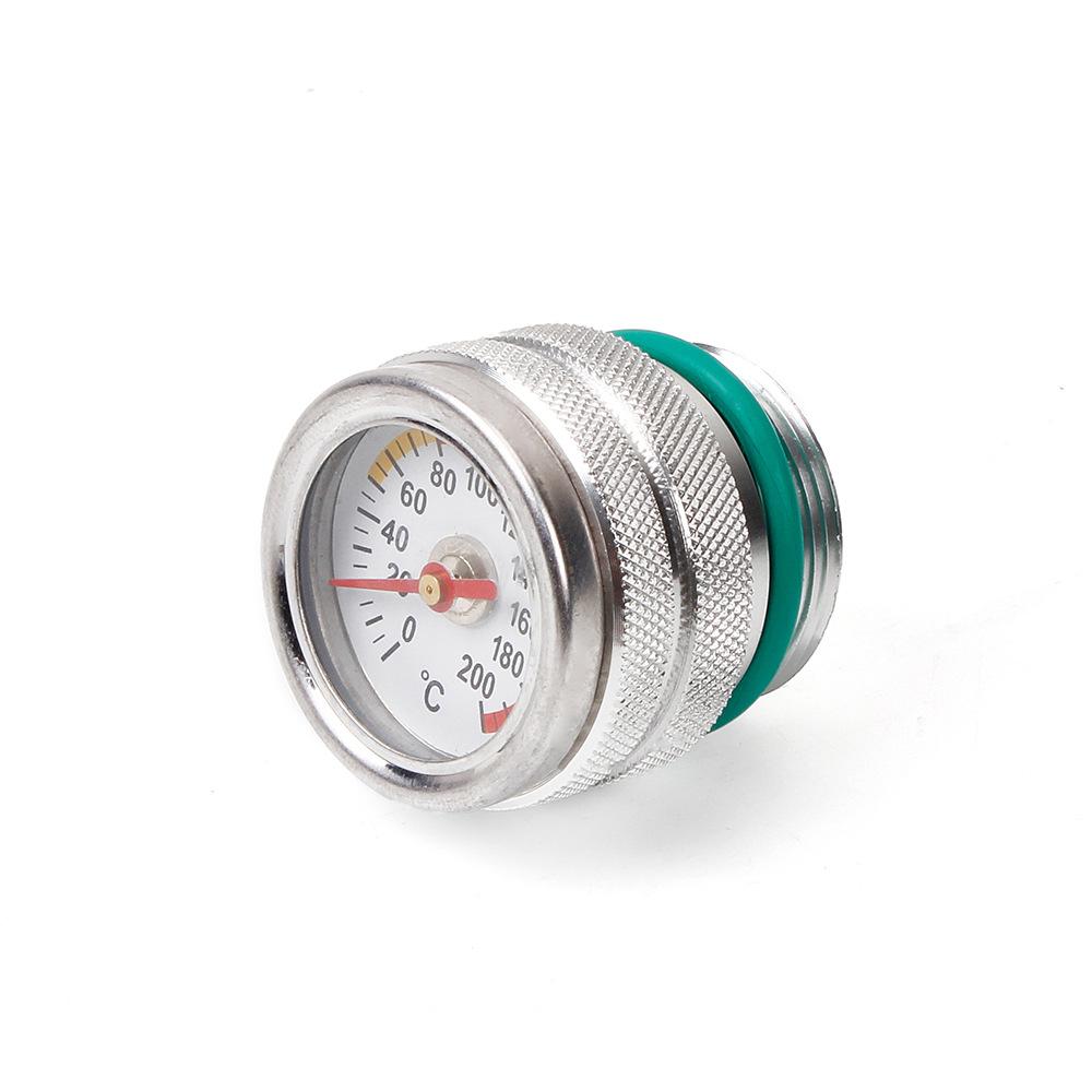 Aluminum Alloy Motorcycle Engine Oil Temperature Gauge M30*1.5 Universal for 1987-1998 Kawasaki W650 W400 W800 Oil Gauge