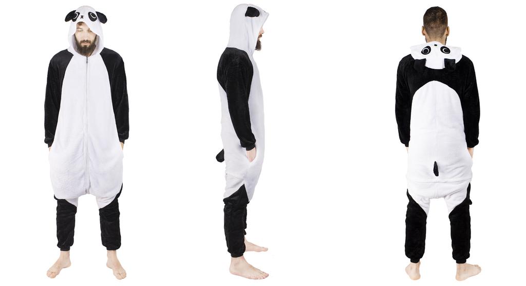 Onesie Pajama Costume - Panda Onesie Pajama Costume - Panda