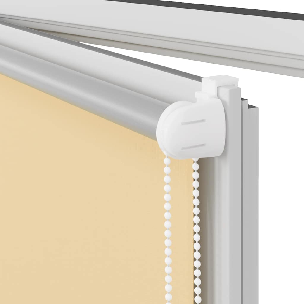 Blackout Roller Blind Beige 60 x 130 cm Fabric Width 55.7 cm Polyester