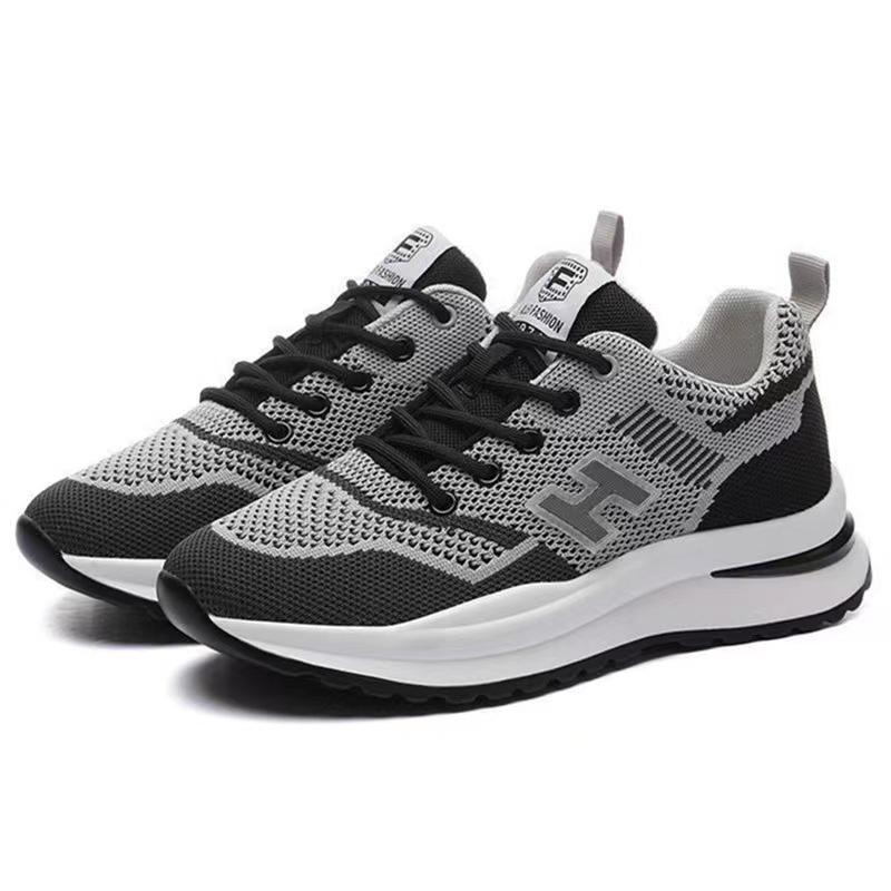 New women's shoes spring and autumn versatile breathable flying weaving women's comfortable casual shoes women's sports shoes running casual