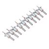 10PCS Countersink Drill Bits Adjustable Stop Tapered Countersink Bit for Wood Plastic Soft Metal