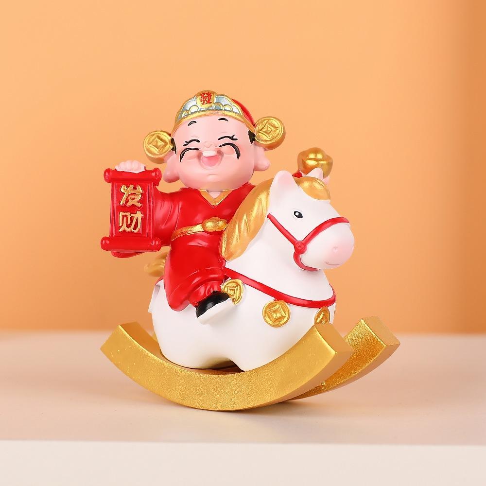 Year of The Horse 2026 Horse Year Figurines Resin Horse Statue  Office Decoration