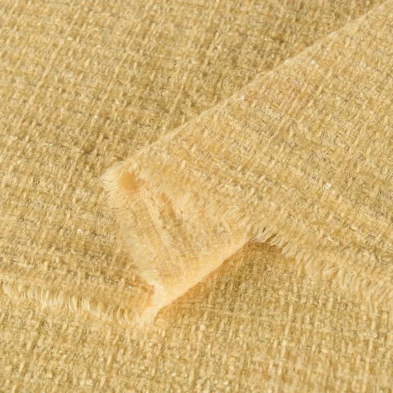 100x150cmLuxury Korean Style Tweed Fabric Dress for Coats Clothing Sewing Plain Soft Skin-friendly Cloth Needlework Drape
