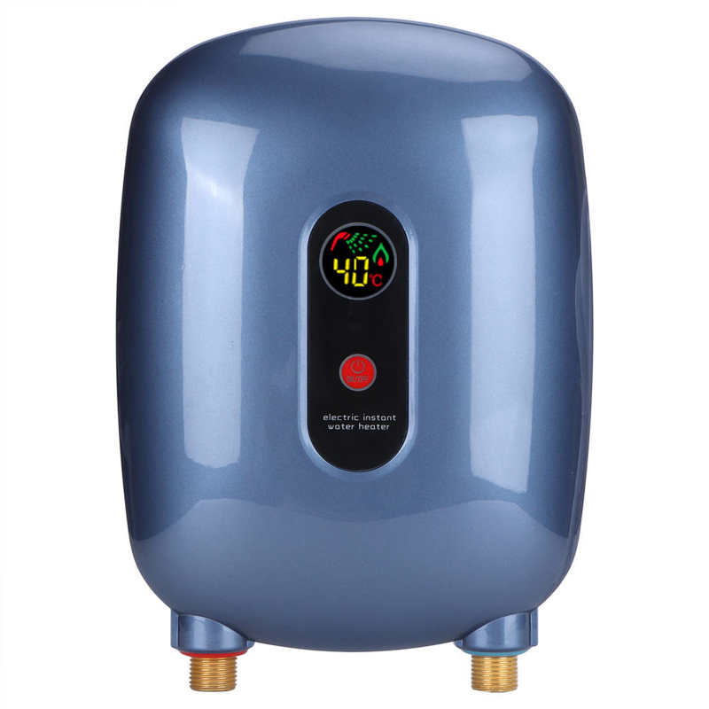 3500W Water Heater Tankless Water Heater Home Bathroom Kitchen 3 Second Fast Heating Shower Water Heated
