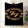 "Foo Fighters São Paulo Tour 2015 Design Flannel Blanket for Bedroom Living Room Sofa and Nap"
