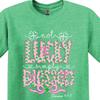 Irish Christian Shamrock Shirt, Not Lucky Simply Blessed