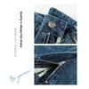 Women's Rhinestone Wide-Leg Jeans 2026 New High-Waisted Loose Design with Draped Straight Legs