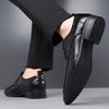 Designer New British Gentleman Formal Dress Shoes For Men Black Lace Up Party Wedding Homecoming Footwear