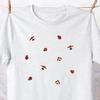 Simple Ladybug T-Shirt / Cottagecore Cotton Clothing / Summer Nature Top / Gardener Gift