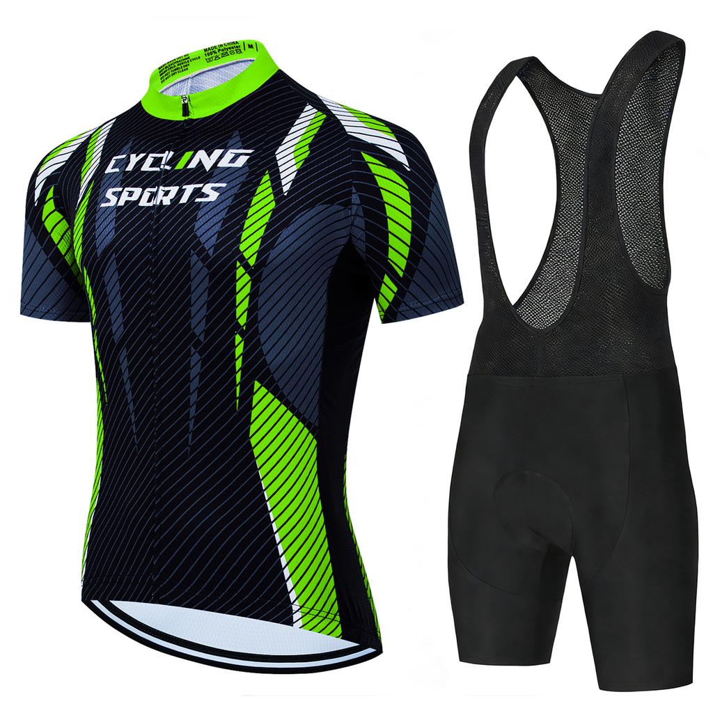 Man Bib Shorts Bi Cycle Jersey Men Mountain Bike Jerseys Mtb Bicycle Clothing Mens Cycling Clothes  2026 Summer Breathable Cycling Suit Set