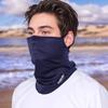 Dustproof Ice Silk Sunscreen Mask Solid Color Mesh Mask Fashion Windproof Scarf Running