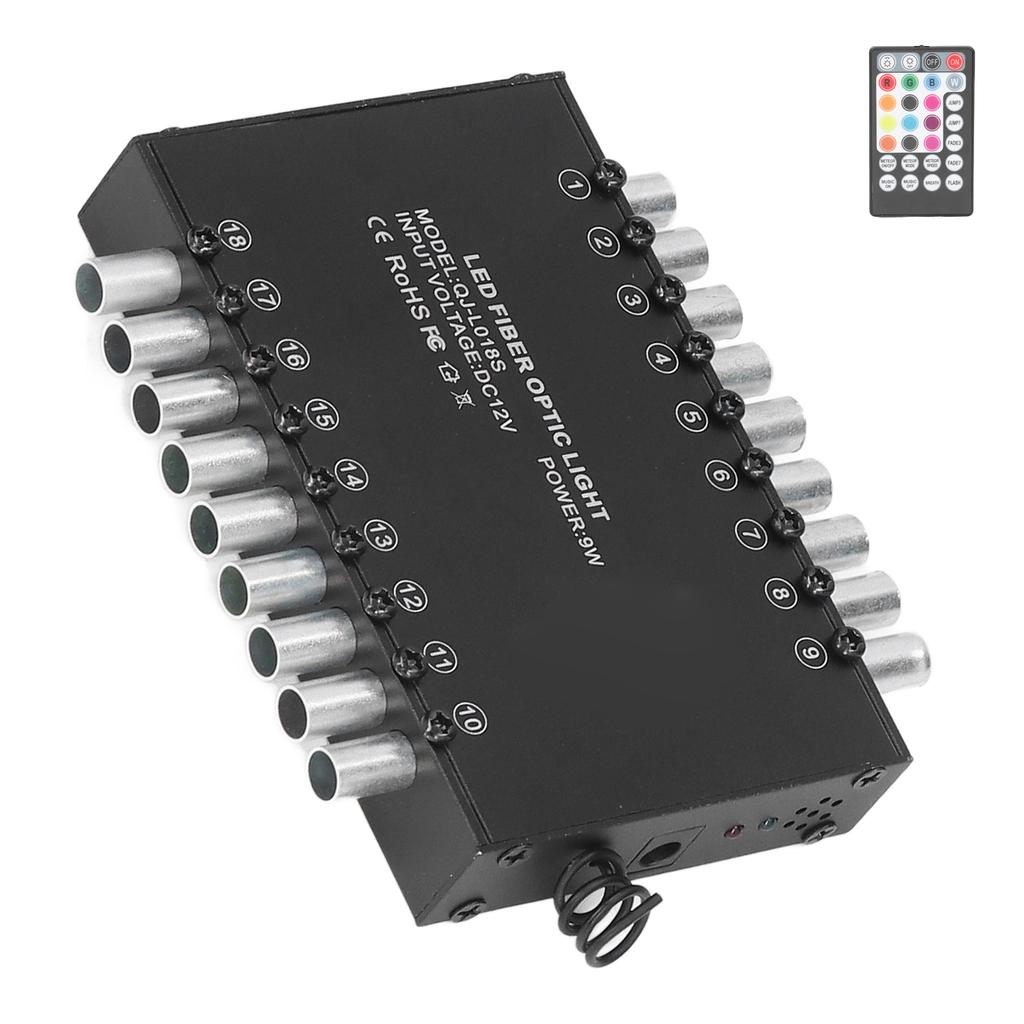 LED Lichtleiter Bluetooth APP Fernbedienung 18 Löcher Einzelkopf Lichtleiter Sternenhimmel