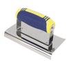 Stainless Steel Trowel Portable Flat Finishing Wall Corner Spatula with Soft Grip Handle for