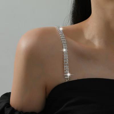 BH Schulterträger Funkelnde Strasssteine Rutschfeste Schulterträger Verstellbare Damen Unterwäsche Accessoires