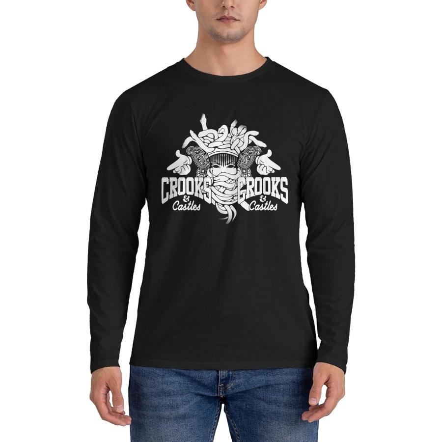 Crooks and Castles Joker Leisure 100% Полиэстер Футболка с длинным рукавом Черная XXXXXL разноцветный