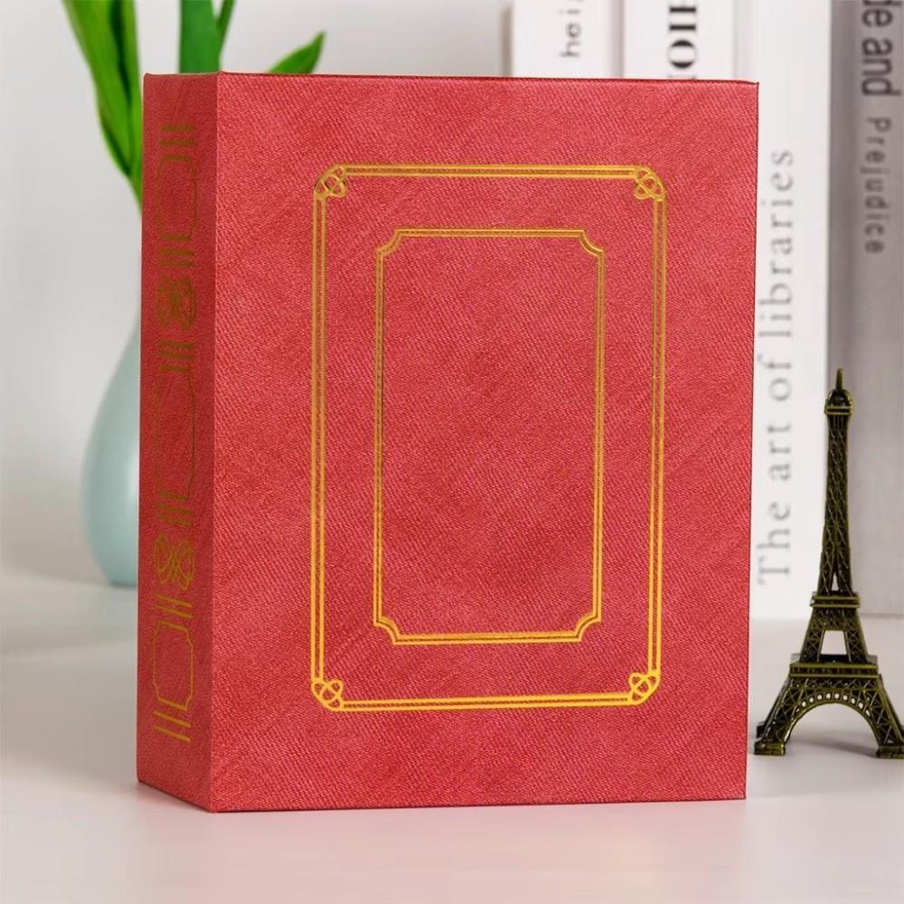 Linen Fabric Photo Album Gold Foil Loose-leaf Photo Album Luxury Collection Album Anniversary Gift
