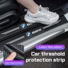 For BMW 1 3 5 6 7 Series E38 E46 E60 E90 F15 F10 G30 G20 X1 X3 X5 X6 X7 Car Threshold Strip Carbon Fiber Film Door Sill Sticker