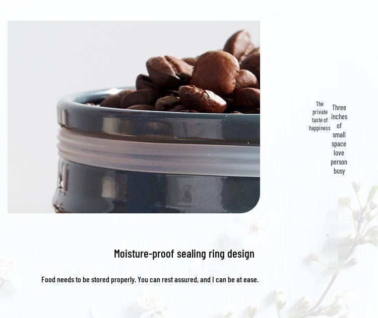 European-Style Sealed Can for Milk Powder, Coffee, Tea, Candy, or Mask Powder - Moisture-Proof with Sealing Ring