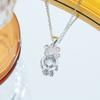 Versatile Cute Little Bear Agile Necklace for Women's Clavicle Chains Niche Luxury
