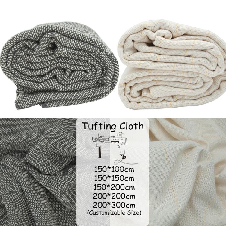 Monk-Cloth Punch Needle-Fabric Primary Tufting Cloth with Marked-Lines-for-Rugs