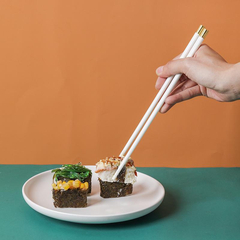 5 Pairs Chinese Chopsticks Set Reusable Non-Slip Japanese Sushi Chop Sticks Set Chopsticks Kitchen Tableware Gift Set 2025 New