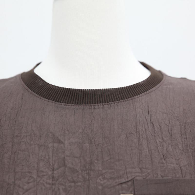 Shiz Madam Louis Gold Pocket Tencel Blouse T57358