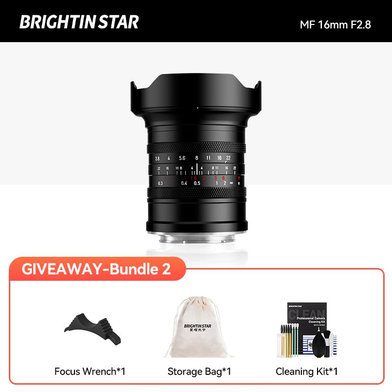 

Brightin Star 16mm F2.8 Полнокадровый Сверхширокоугольный Объектив с Ручной Фокусировкой для Беззеркальных Камер L-Mount