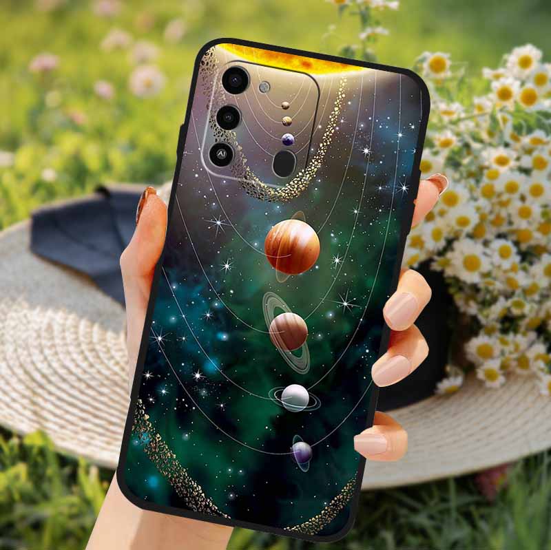For Tecno Spark GO 2022 Case 2024 Cat Cartoon Soft TPU Silicone Phone Case For Tecno Spark 8C Cover Protective Spark8C KG5k KG5j