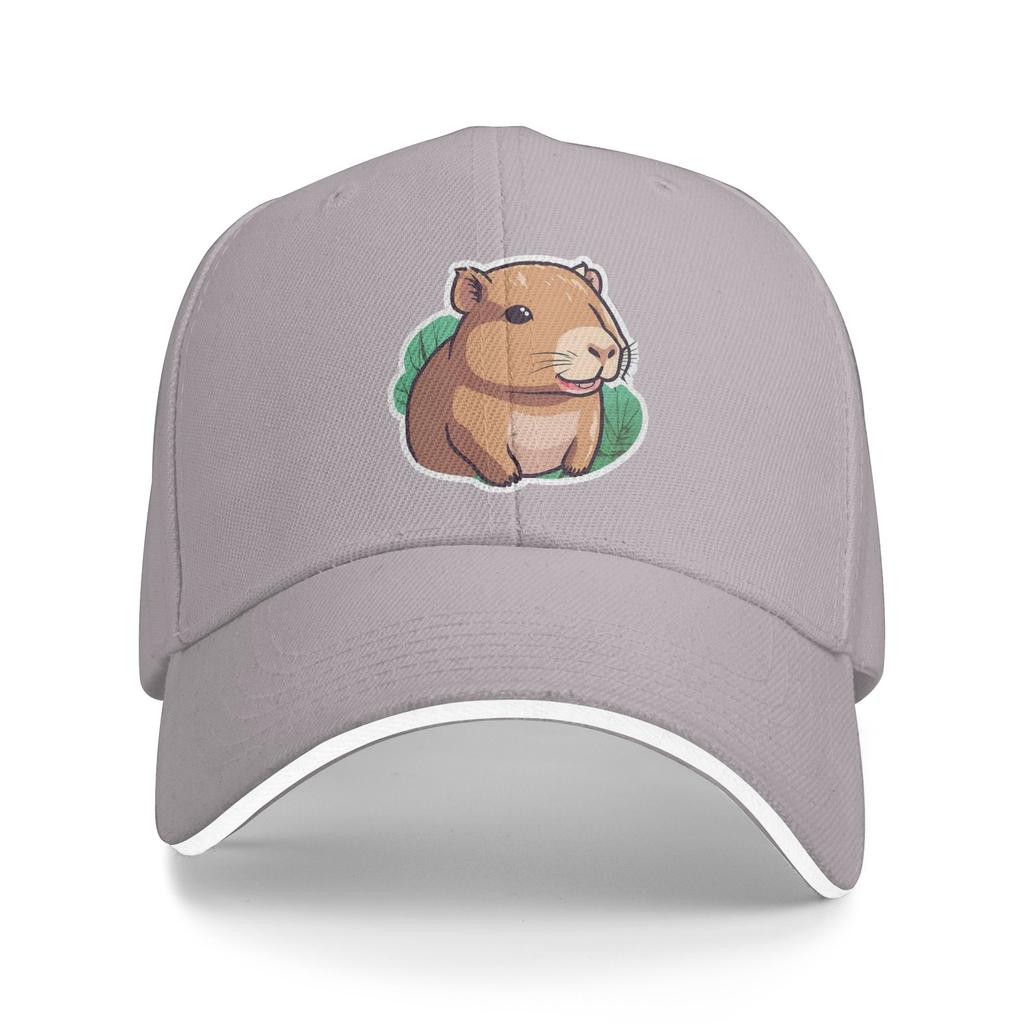 Capybara Casual Baseball Cap Summer  Trucker Hat Sun Outdoor Gym Snapback Cap Unisex Men Fashion Baseball Caps
