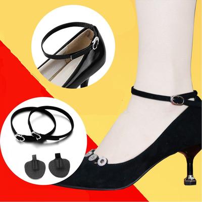 Fashion Adjustable Metal Tip Ankle Shoe Belt High Heels Shoes Anti-skid Shoelaces