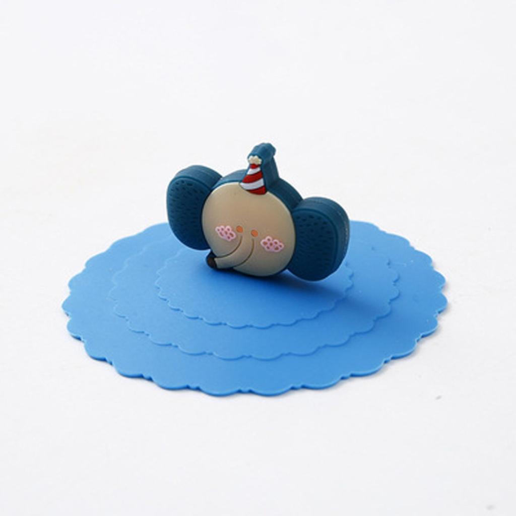 1pc Innovative Silicone Cup Cover Aesthetically Designed, Leak Proof, Dishwasher Safe, Perfect for Hot & Cold Beverages.