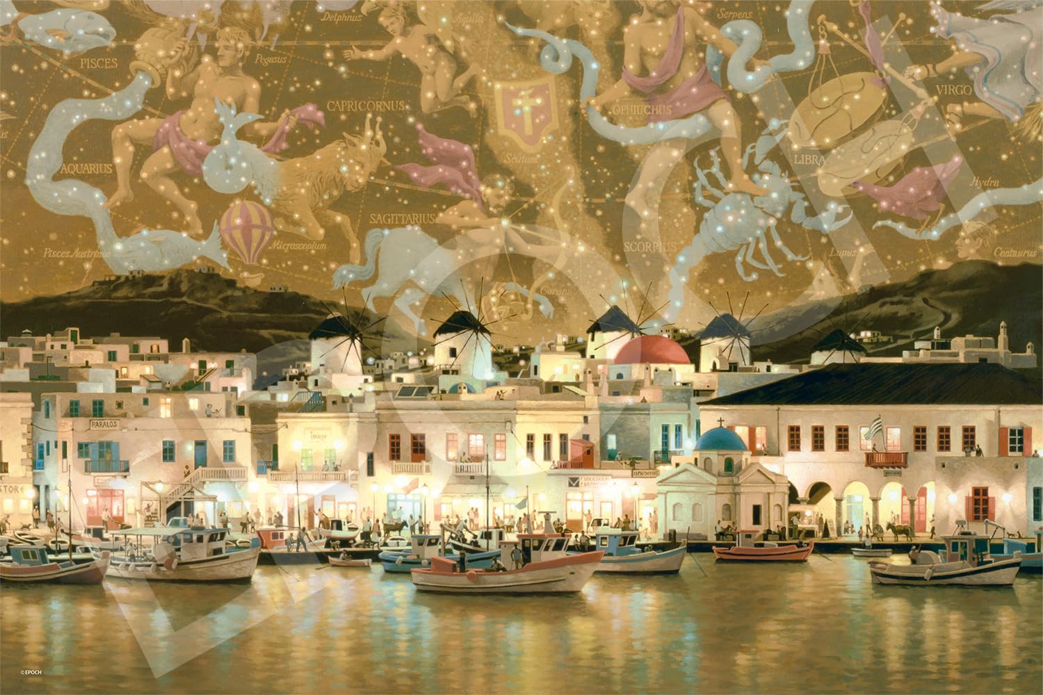 

Пазл EPOCH из 1000 деталей Teppei Sasakura Star Star Map x с лопаточкой и билетом на подсчет очков EPOCH Illustration/Art Atlas/South (50 75см) 13-500с