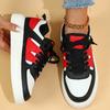 PU Leather White Shoes Women's Fashion Board Shoes Walking Flats Men's Trendy Casual Sneakers Low-cut Daily Casual Shoes