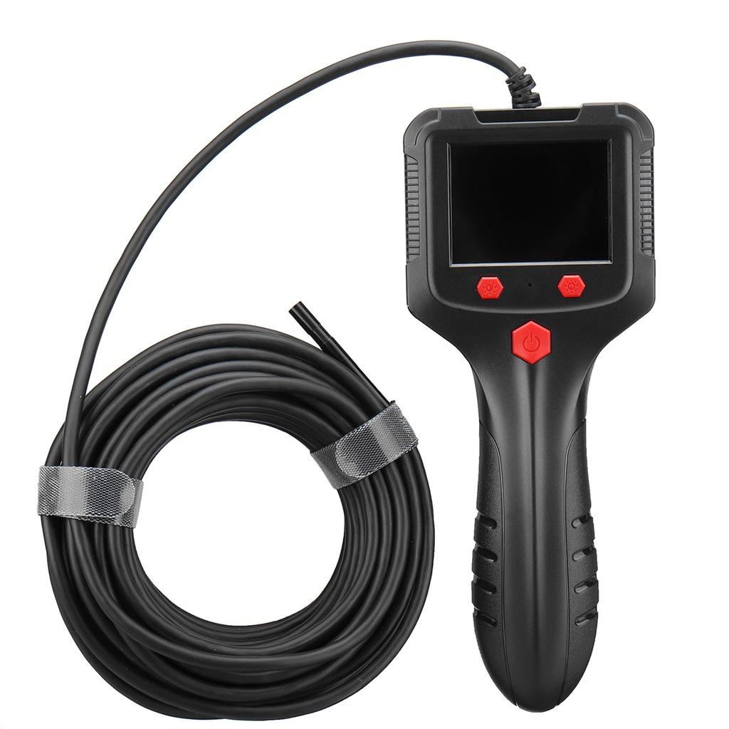 Professional Industrial HD Endoscope with 2.4Inch LCD Screen 8mm Borescope Inspection Camera Endoscope for Cars Endoscopio