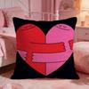 ArtGraffiti HeartS Cushion Cover Premium Comfort Reversible Pillow Cove Two in One Design for Any Room  Car Interior