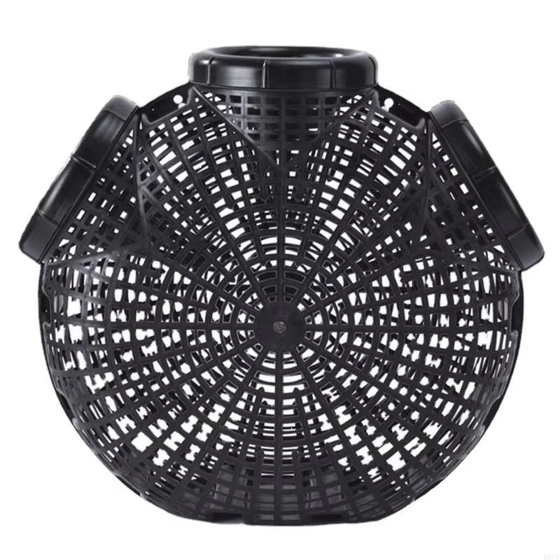 Pull Out Portable Lobster Trap Fishing Bait Trap Reusable Crab Nets Black Portable Trap Fish & Shrimp Catch Cage