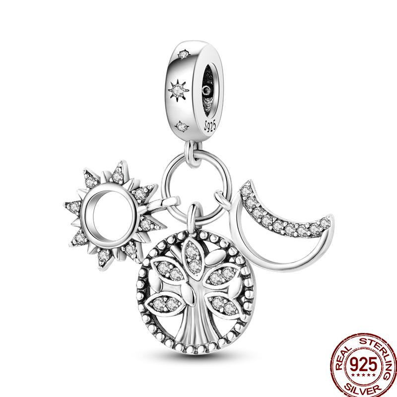 New Copper Religious Angel Cross Series Shiny Zircon Beads Suitable For 3Mm Original Bracelet Diy