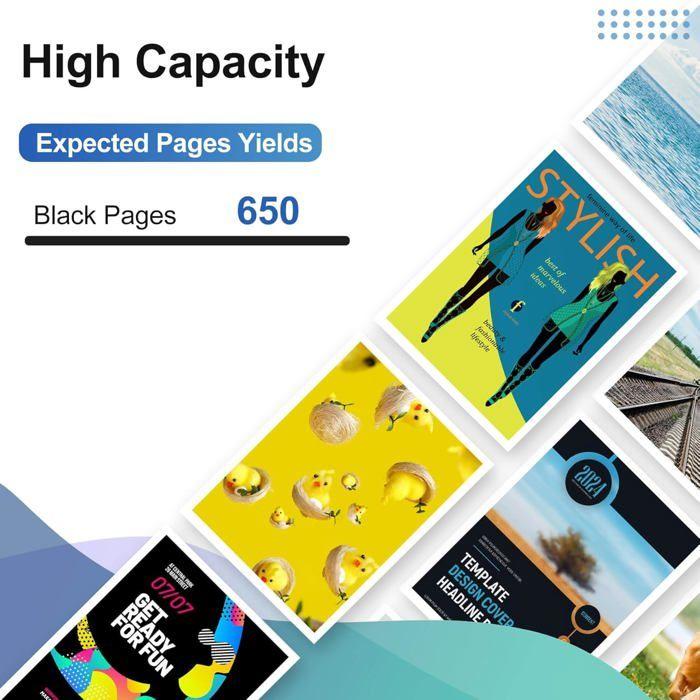 Ink Cartridges 305XL - Pack of 2 - Black - Compatible with HP Deskjet and Envy - Yield 650 Pages