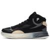 Fx-22 Fabric Synthetic Leather Mid-Top Retro Basketball Shoes Men Sneaker Black Gray T12M218106FBQ