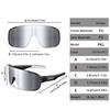 POAT Angler Sonnenbrille Herren Damen Outdoor Radfahren Stylische MTB Sportbrille UV400 Fahrrad Radsport Winddichte Brille Mehrere Farben