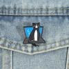 Tech Suppurrt Enamel Pins Cat Coder Brooches Cartoon Kitten Lapel Badge Cute Animal Jewelry Accessory Gifts For Friends