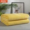 Solid-color Flannel Modern Throw Blanket Summer Air-conditioned Room Office Nap Single-layer Double-sided Fleece Four-season