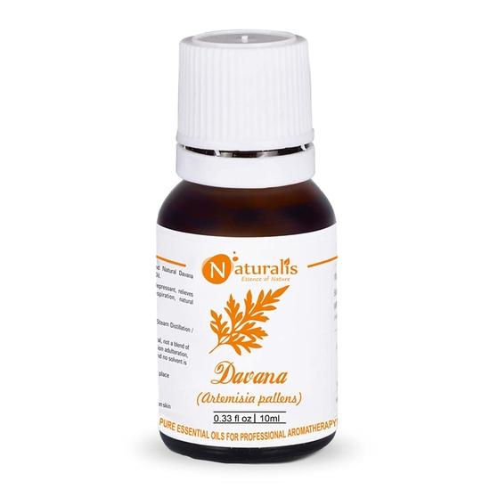 Naturalis Essence of Nature Davana Essential Oil. 100% Pure, Undiluted, Therapeutic Grade for Aromatherapy and Natural Perfume Making - 10ml 10ML