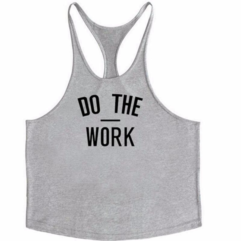 

Фитнес одежда бодибилдинг майки майки мужские рубашки для мышц спортивная одежда жилеты хлопковые стрингеры топы XXL серый