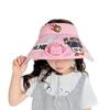 Children's Sun Protection Hat with Fan Boy Summer Outdoor Sky Top Hat Girl Retractable Large Hat Brim Sun Hat