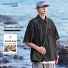 Jeanswest Men's Summer Half-Zip Polo Shirt