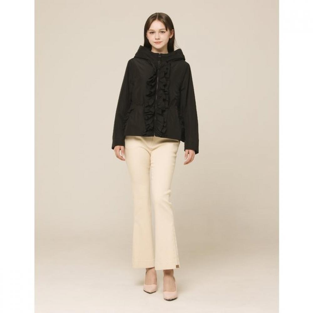 SON JUNG WAN Frill Insulation Half Hood Jumper Zdj6161030