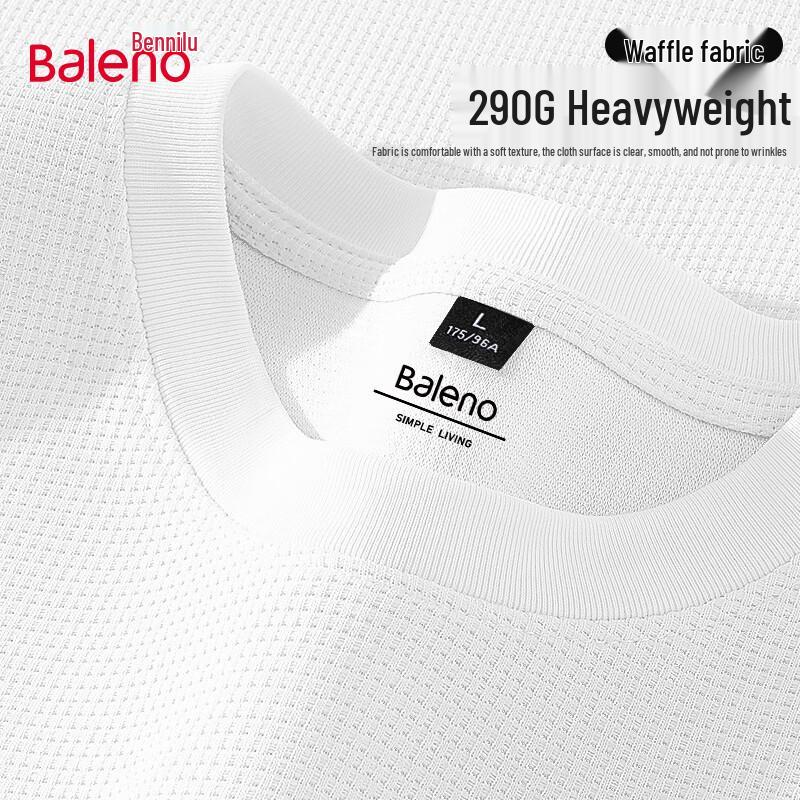 Baleno Men's Waffle Knit Long Sleeve T-Shirt