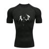 Dragon Skeleton  Men's Sports T-shirt Training Fitness Compression Workout T-Shirt Rashgard Tops Tee Short Sleeve T-Shirt